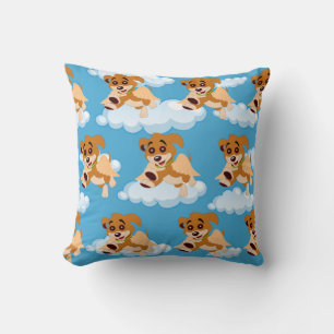 Hund Engel Niedliche Welpentier Lover Cartoon Haus Kissen