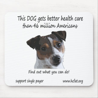 Hund erhält besseres Gesundheitswesen Mousepad