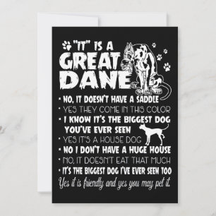 Hund Es ist ein großes Ding Feiertagskarte