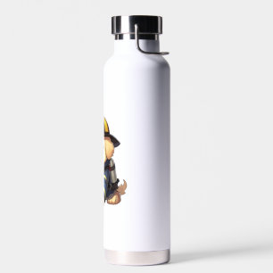 Hund Firefighter Classic T-Shirt Trinkflasche