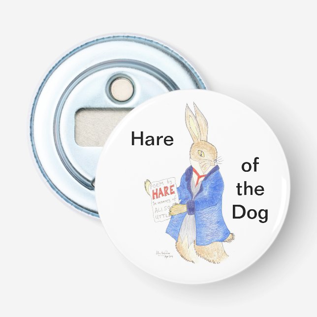 Hund Flaschenöffner (Vorderseite)