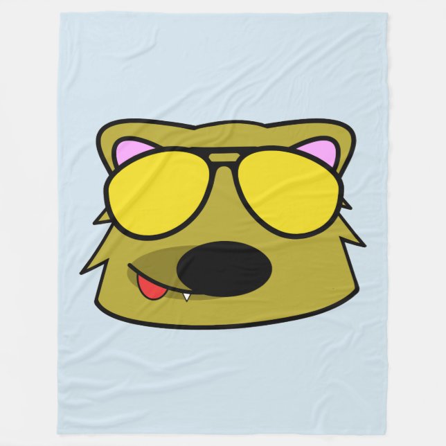 Hund Fleecedecke (Vorderseite)