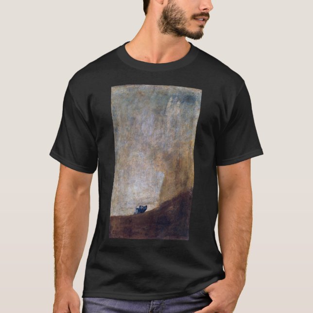 Hund, Francisco Goya T-Shirt (Vorderseite)