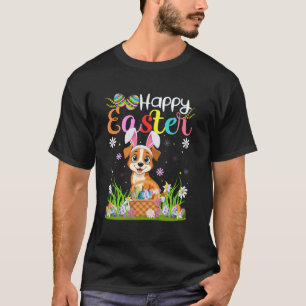 Hund Frohe Ostern Eierjagd Hase Ohr Hund Ostern T-Shirt