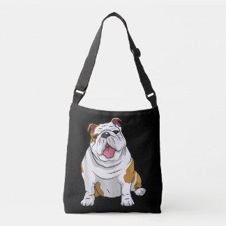 Hund| Funny English Bulldog Welpe Geschenk Tragetaschen Mit Langen Trägern