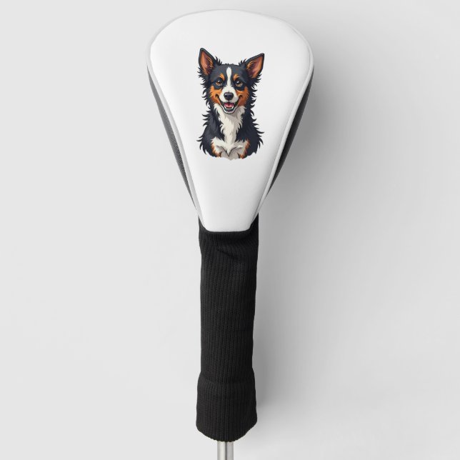 Hund für Tierliebhaber Golf Headcover (Vorderseite)