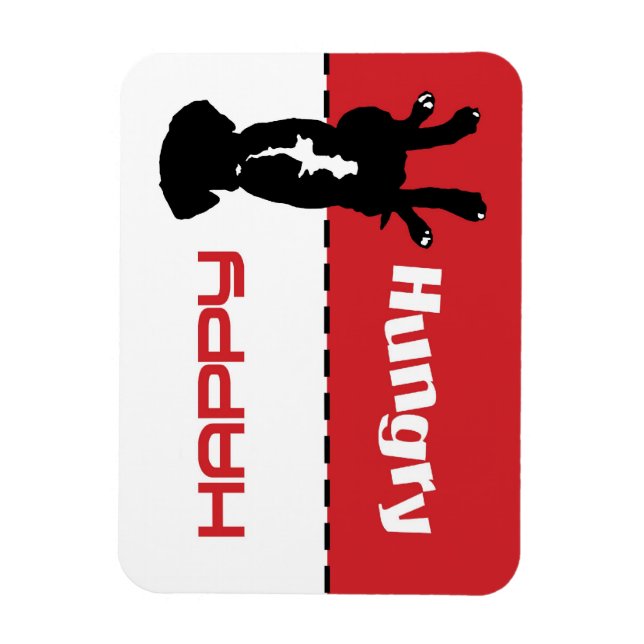 Hund Fütternd Magnet - Hast du den Hund gefüttert? (Vertikal)