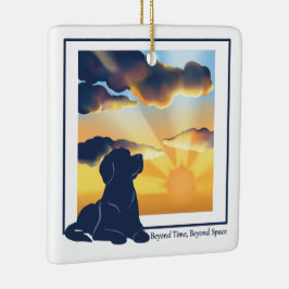 Hund Gedenkkeramik-Ornament - Labrador Keramikornament