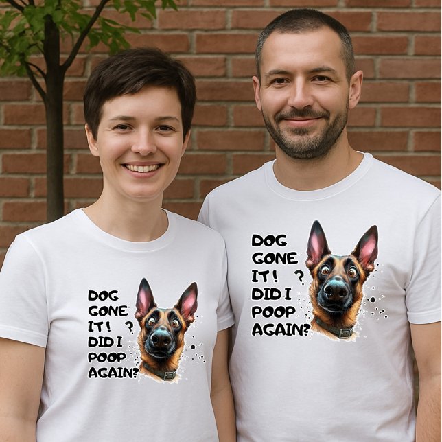 Hund gegangen! Habe ich wieder Gekackt? Funny Shep T-Shirt (Von Creator hochgeladen)