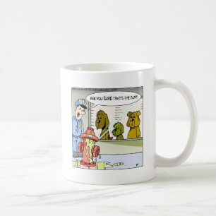 Hund gegen Hydrant Polizei Lustige Geschenke & T-S Tasse