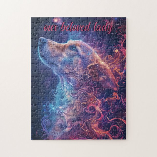 Hund Geist Puzzle (Vertikal)