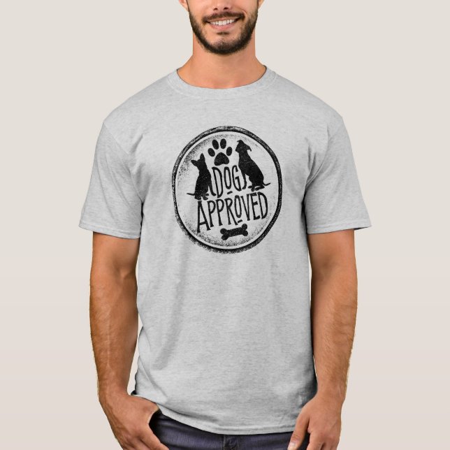 Hund genehmigt T-Shirt (Vorderseite)