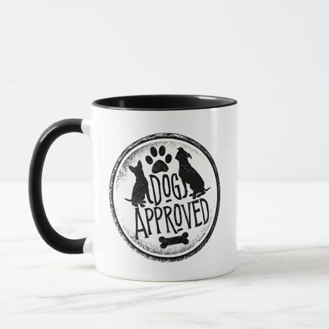 Hund genehmigt tasse (Links)