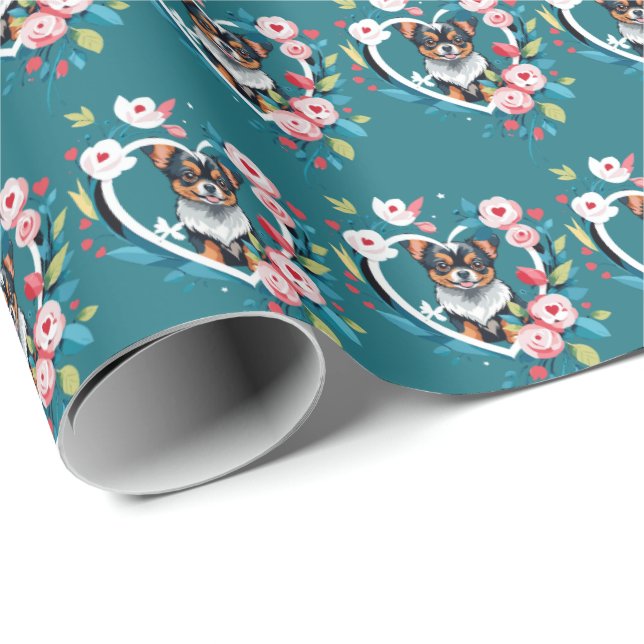 HUND GESCHENKPAPIER (Rolleneckpunkt)