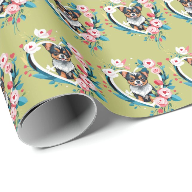 HUND GESCHENKPAPIER (Rolleneckpunkt)