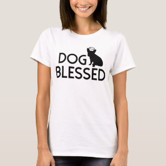 "Hund gesegnet" französischer Bulldog Angel Womens T-Shirt