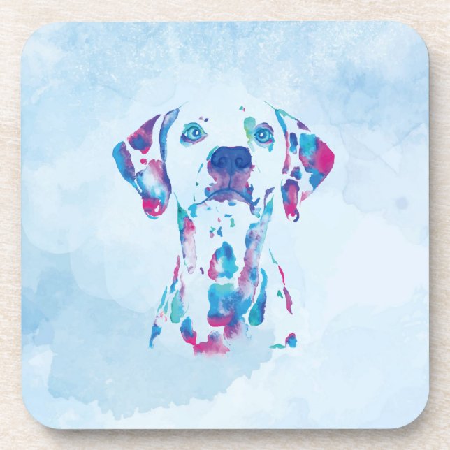 Hund Getränkeuntersetzer (Vorderseite)