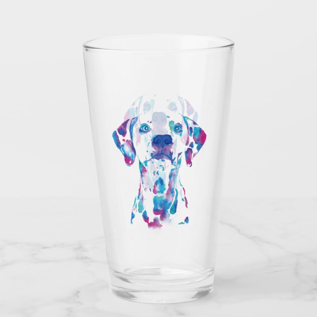 Hund Glas (Vorderseite)