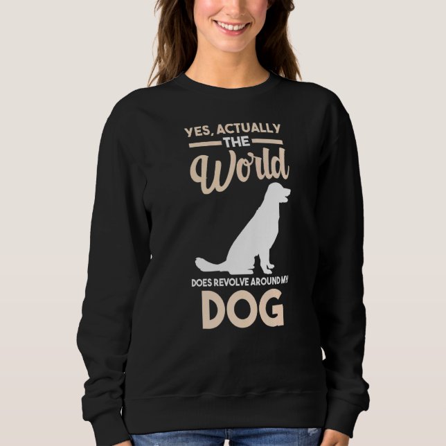Hund Golden Retriever Labrador Sweatshirt (Vorderseite)