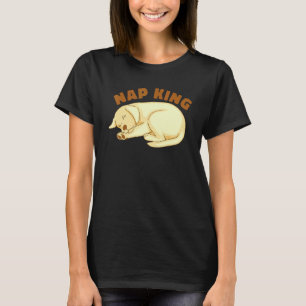 Hund Golden Retriever Nickerchen Schlafend Schlaf T-Shirt