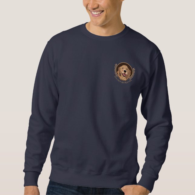 Hund Golden Retriever Sweatshirt (Vorderseite)