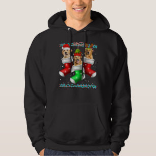 Hund Golden Retriever Weihnachtssocken 372 Hoodie