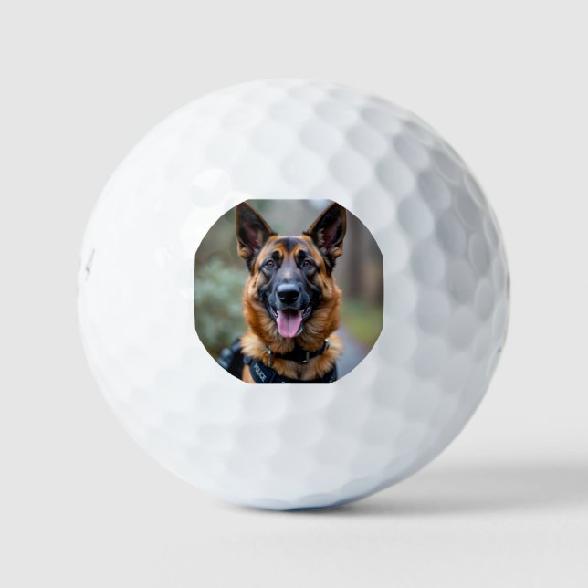 Hund Golfball (Vorderseite)