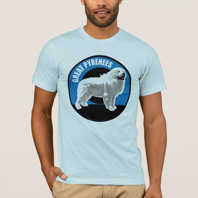 Hund Great Pyrenäen T-Shirt (Vorderseite)