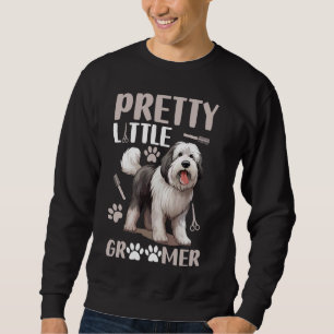 Hund Grooming Funny Pet Groomer Hübsch Kleiner Gro Sweatshirt