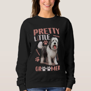 Hund Grooming lustige Hübsche kleine Groomer Pet G Sweatshirt