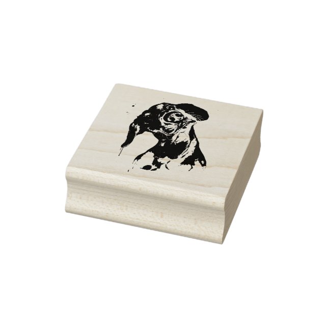 Hund Gummistempel (Stempel)