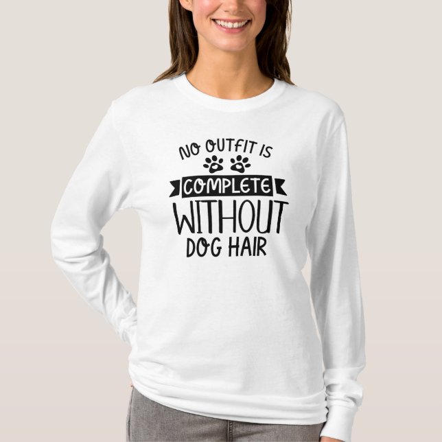Hund Hair T-Shirt (Vorderseite)
