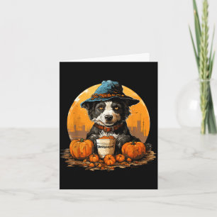 Hund Halloween Karte