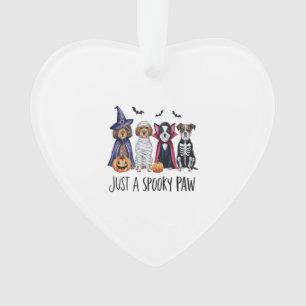 Hund Halloween nur eine Spooky Pfote Ornament