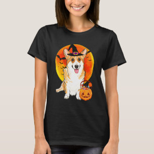 Hund Halloween Pembroke Welsh Corgi Jack O Lantern T-Shirt