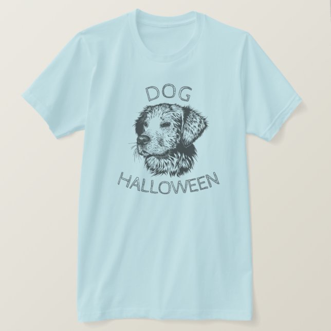 "Hund Halloween" T-Shirt (Design vorne)