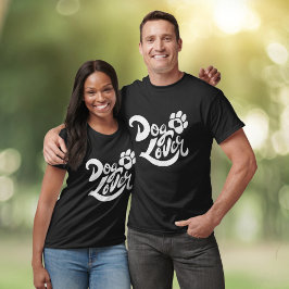 Hund handschriftlich überschrieben Moderne Retro-G T-Shirt