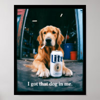 Hund hat diesen lustigen Golden Retriever beim Rau