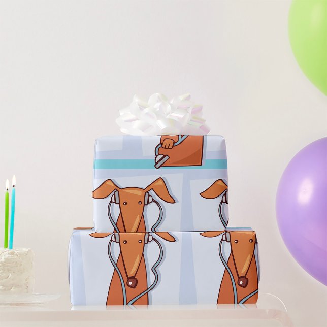 Hund Hört auf Musik Funny Kopfhörer Pup Geschenkpapier (Von Creator hochgeladen)