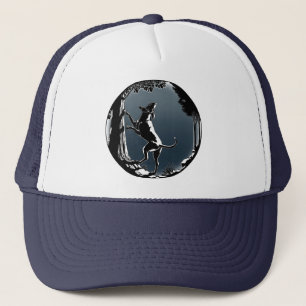 Hund Hund Cap Jagd Hund Hunde Kunst Hähnchen Truckerkappe