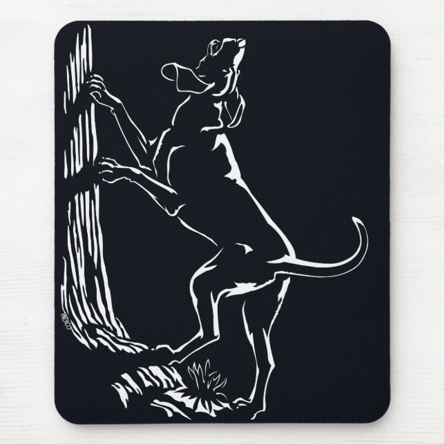 Hund Hund Mousepad Jagd Hunde Kunst Geschenke und  (Vorne)
