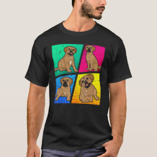 Hund Hundebesitzer Tier Tierbesitzer Pop Puggl T-Shirt