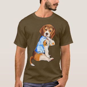 Hund I Liebe Mama Tattoo Beagle Hund Lover Frauen T-Shirt