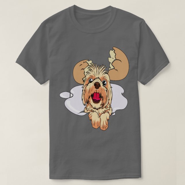 Hund im Ei25 T-Shirt (Design vorne)
