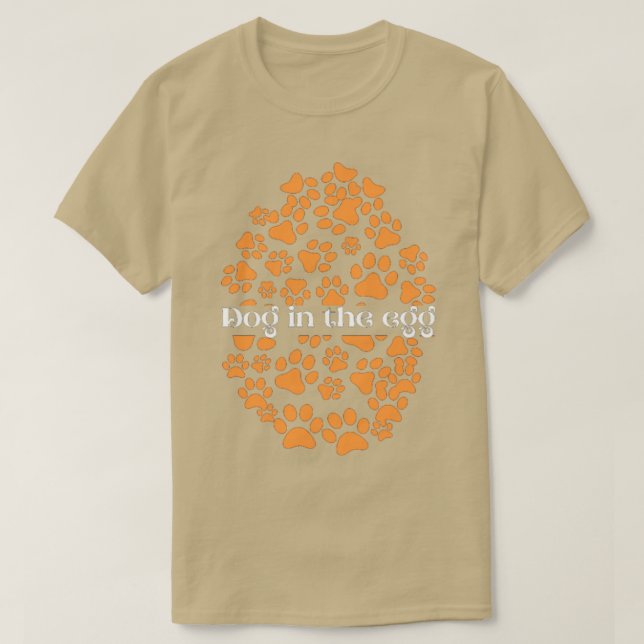 Hund im Ei2 T-Shirt (Design vorne)