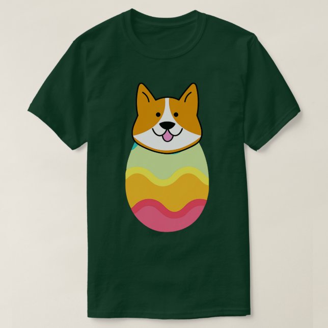 Hund im Ei 128 T-Shirt (Design vorne)