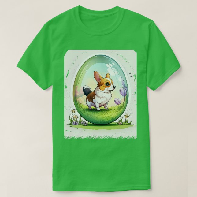 Hund im Ei 143 T-Shirt (Design vorne)