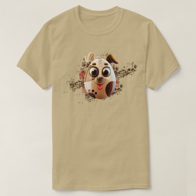 Hund im Ei 146 T-Shirt (Design vorne)
