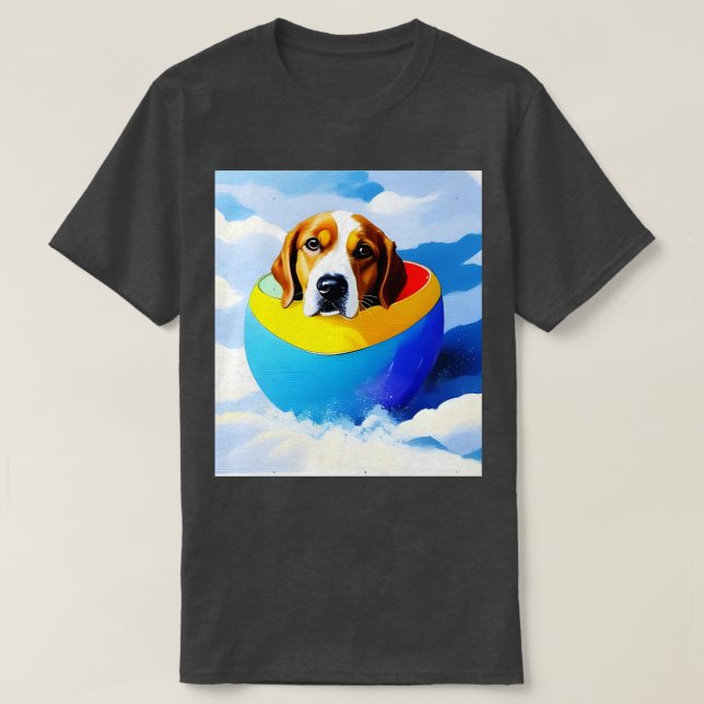 Hund im Ei 189 T-Shirt (Design vorne)