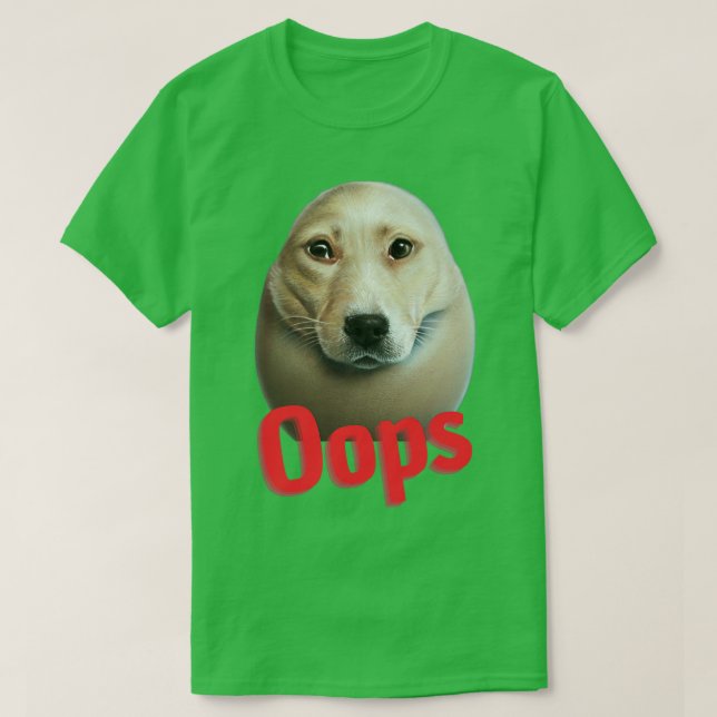 Hund im Ei 1 T-Shirt (Design vorne)